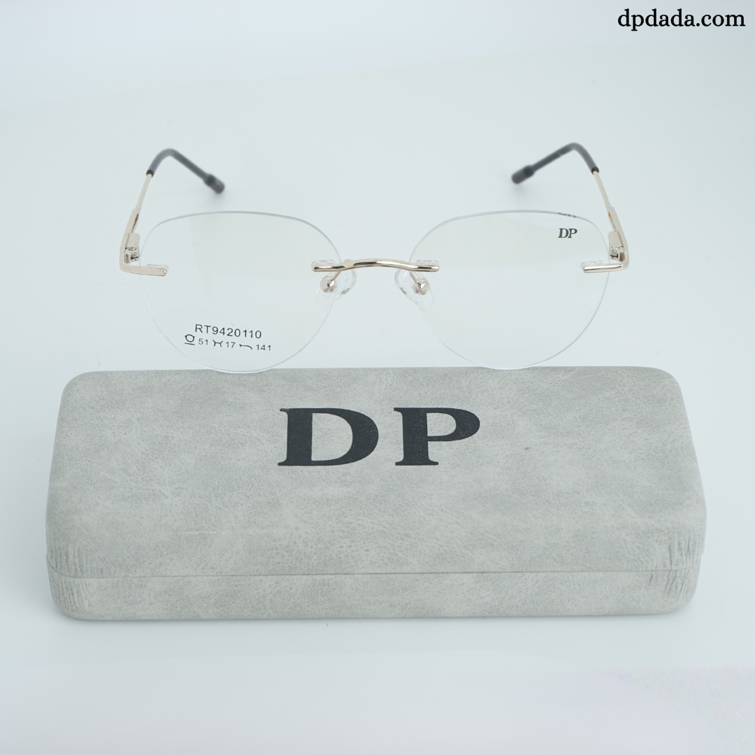 DP DADA.COM Rimless Spectacle gold RT9420110