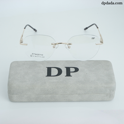 DP DADA.COM Rimless Spectacle gold RT9420110