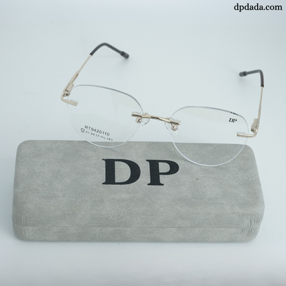 DP DADA.COM Rimless Spectacle gold RT9420110