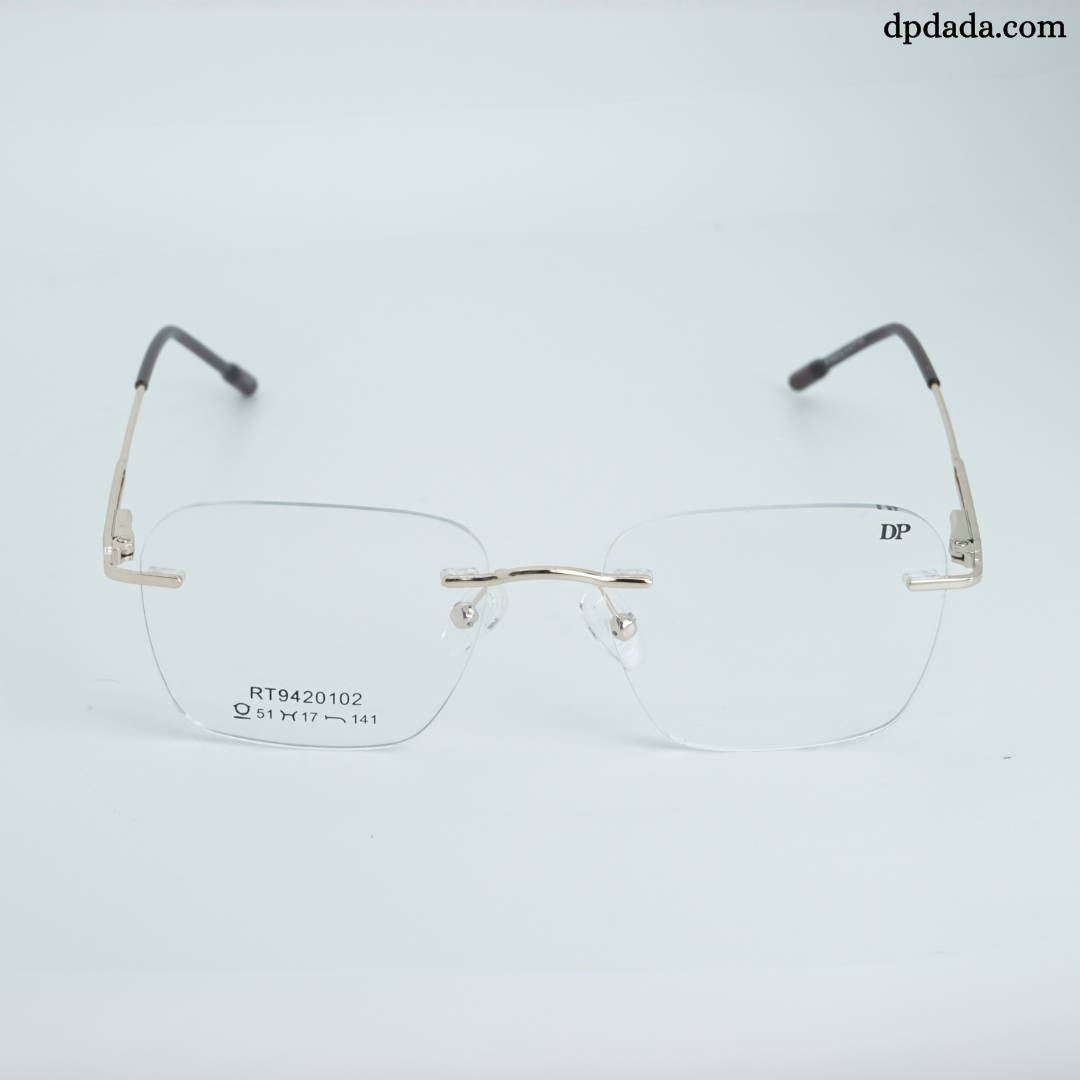 DP DADA.COM Rimless Spectacle GOLD RT9420102