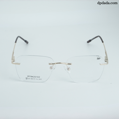 DP DADA.COM Rimless Spectacle GOLD RT9420102