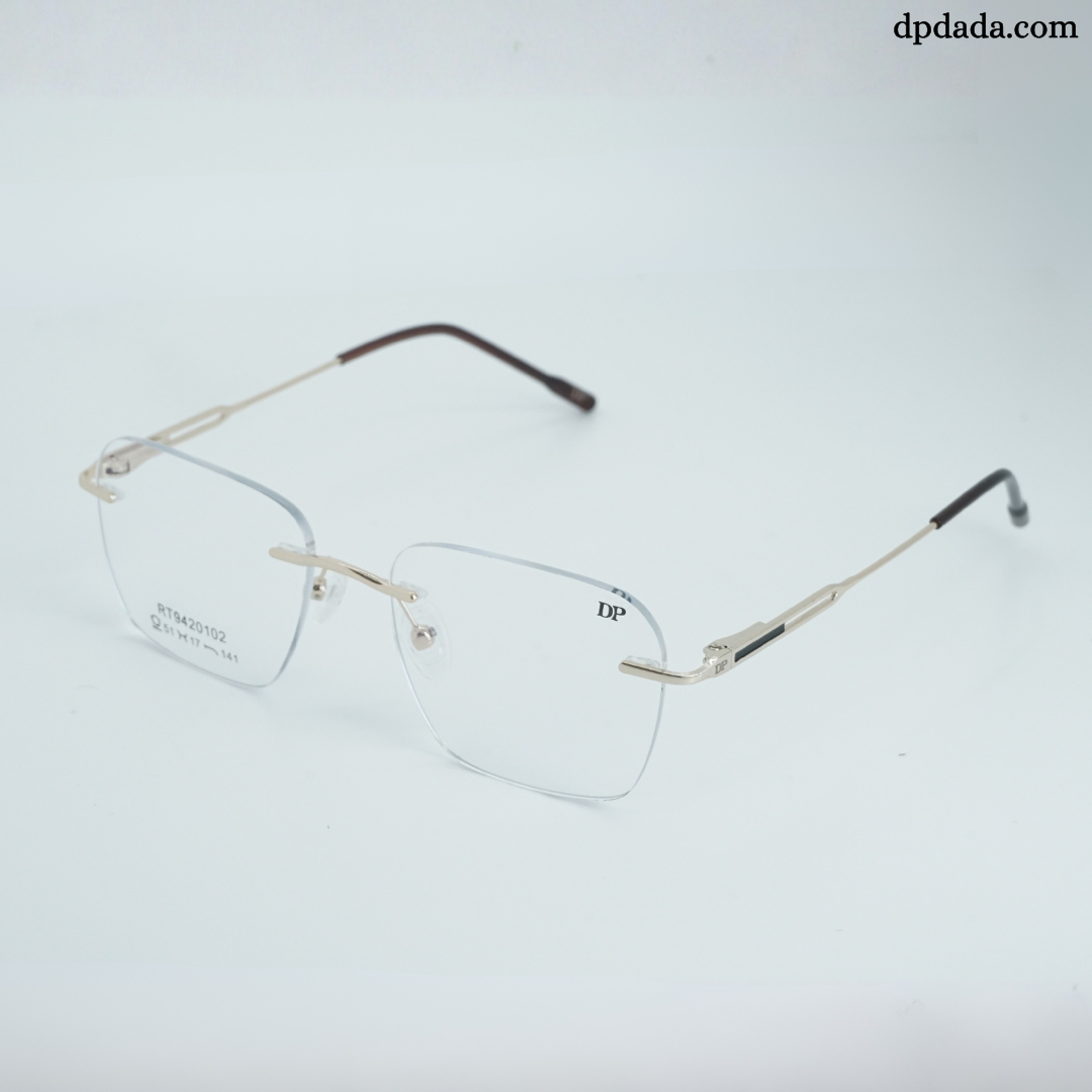 DP DADA.COM Rimless Spectacle GOLD RT9420102