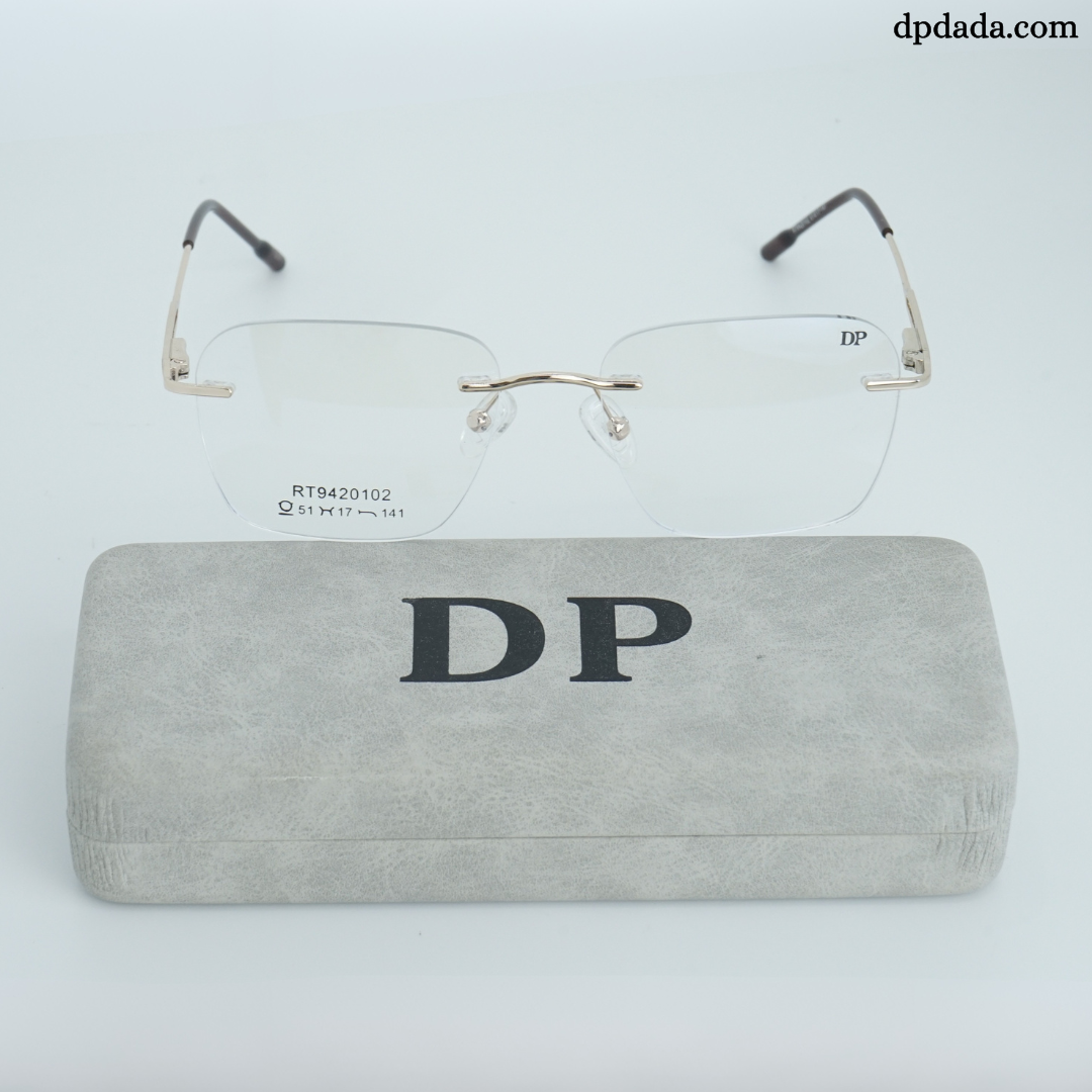 DP DADA.COM Rimless Spectacle GOLD RT9420102