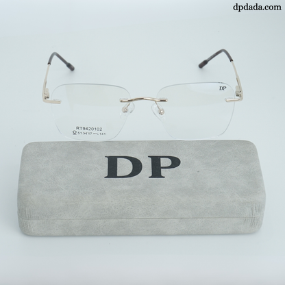 DP DADA.COM Rimless Spectacle GOLD RT9420102