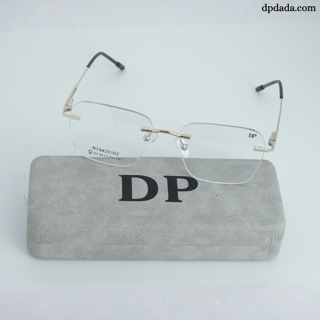 DP DADA.COM Rimless Spectacle GOLD RT9420102