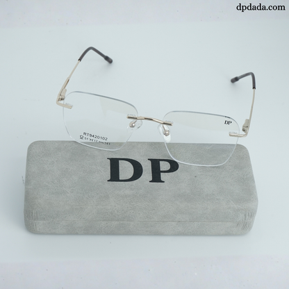 DP DADA.COM Rimless Spectacle GOLD RT9420102