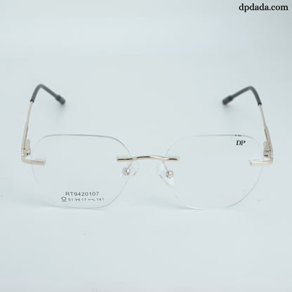 DP DADA.COM Rimless Spectacle GOLD RT9420107