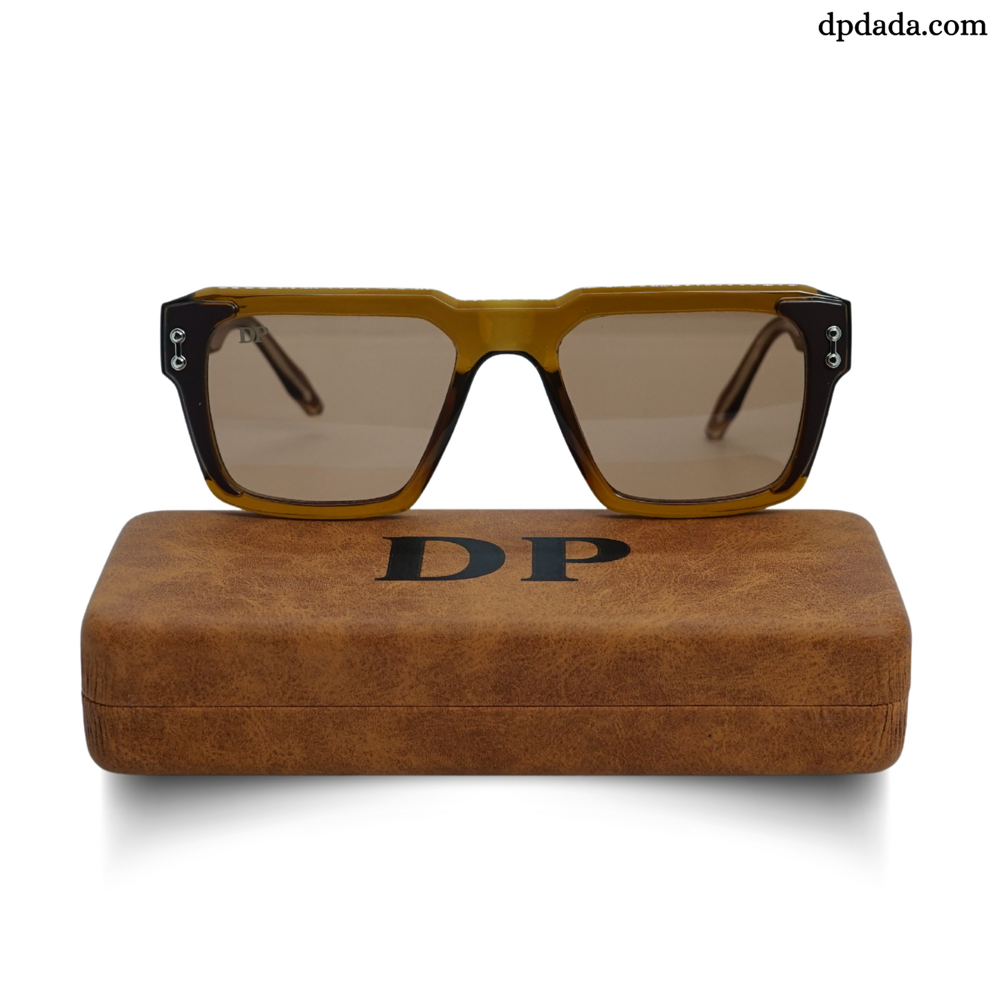 DP Retro Square Brown . DPX15