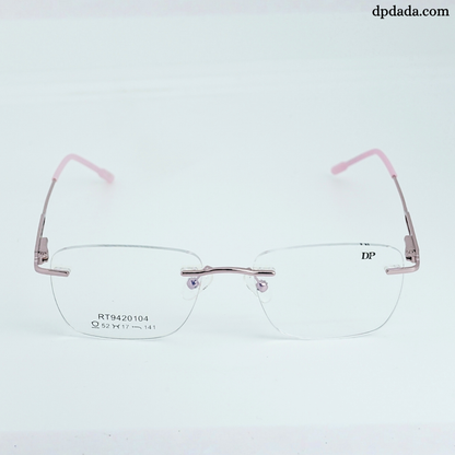 DP DADA.COM Rimless Spectacle Pink  RT9420104