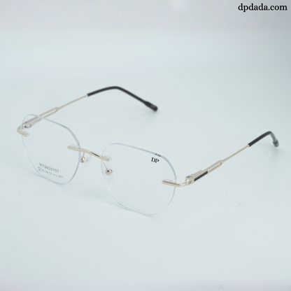 DP DADA.COM Rimless Spectacle GOLD RT9420107