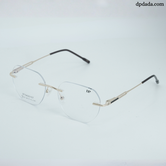 DP DADA.COM Rimless Spectacle GOLD RT9420107