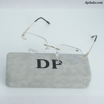DP DADA.COM Rimless Spectacle GOLD RT9420107