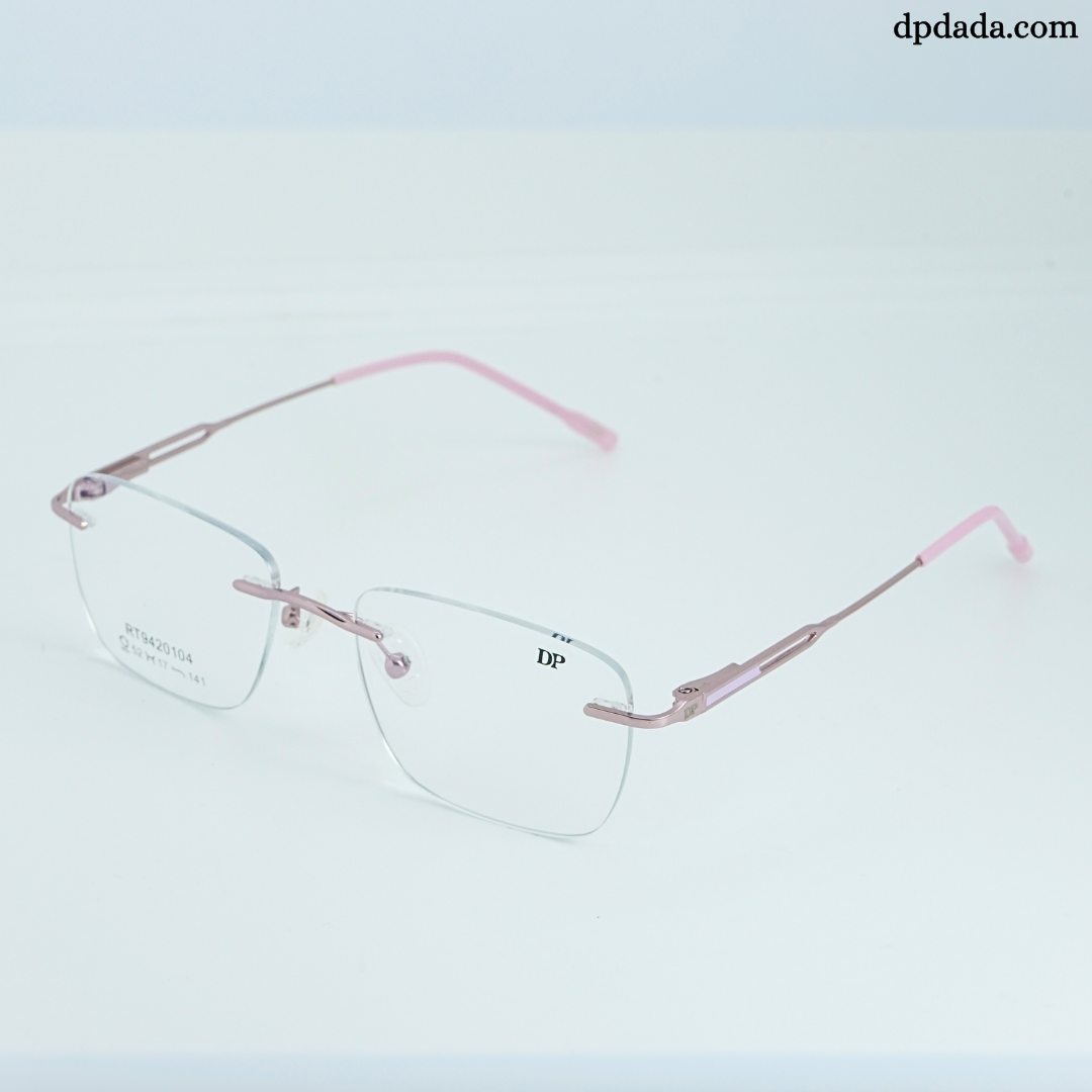 DP DADA.COM Rimless Spectacle Pink  RT9420104