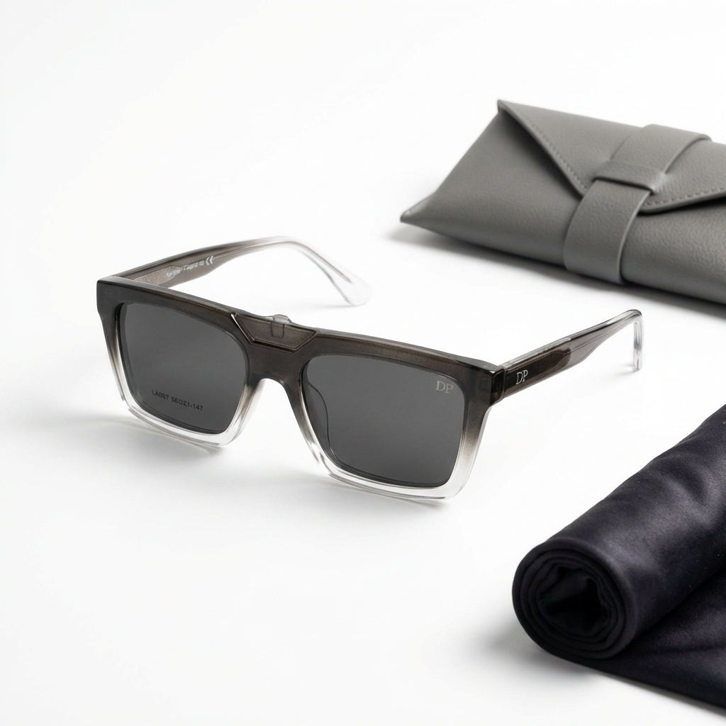 WideX Dual-Tone 3-in-1 Clip-On Eyewear with Blue Light Protection,