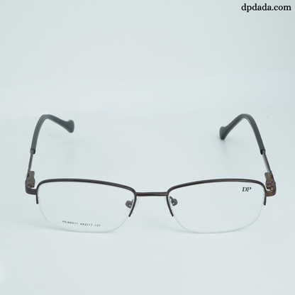 DP DADA.COM Supra Blue Block Glasses Brown HL66011