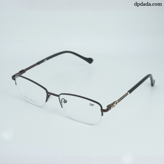 DP DADA.COM Supra Blue Block Glasses Brown HL66011