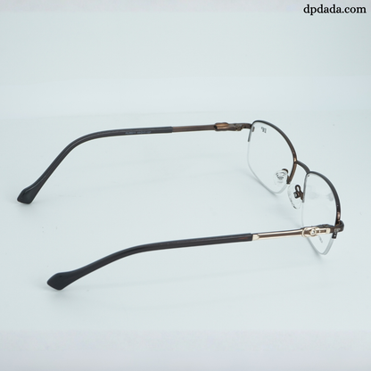 DP DADA.COM Supra Blue Block Glasses Brown HL66011