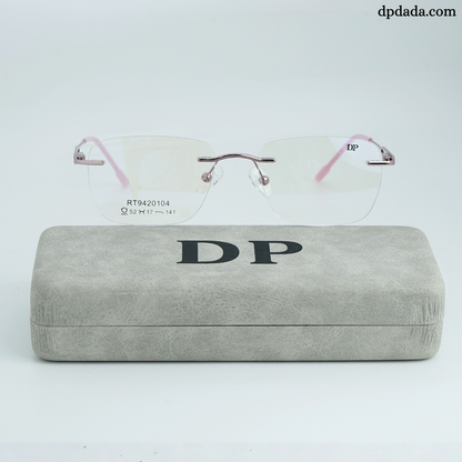 DP DADA.COM Rimless Spectacle Pink  RT9420104