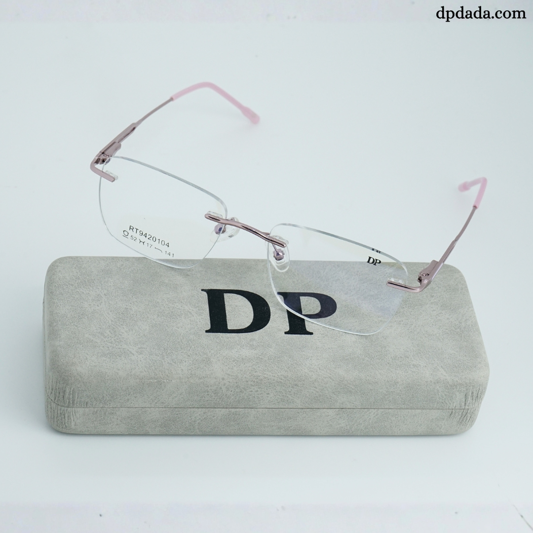 DP DADA.COM Rimless Spectacle Pink  RT9420104