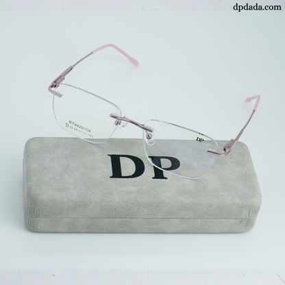 DP DADA.COM Rimless Spectacle Pink  RT9420104