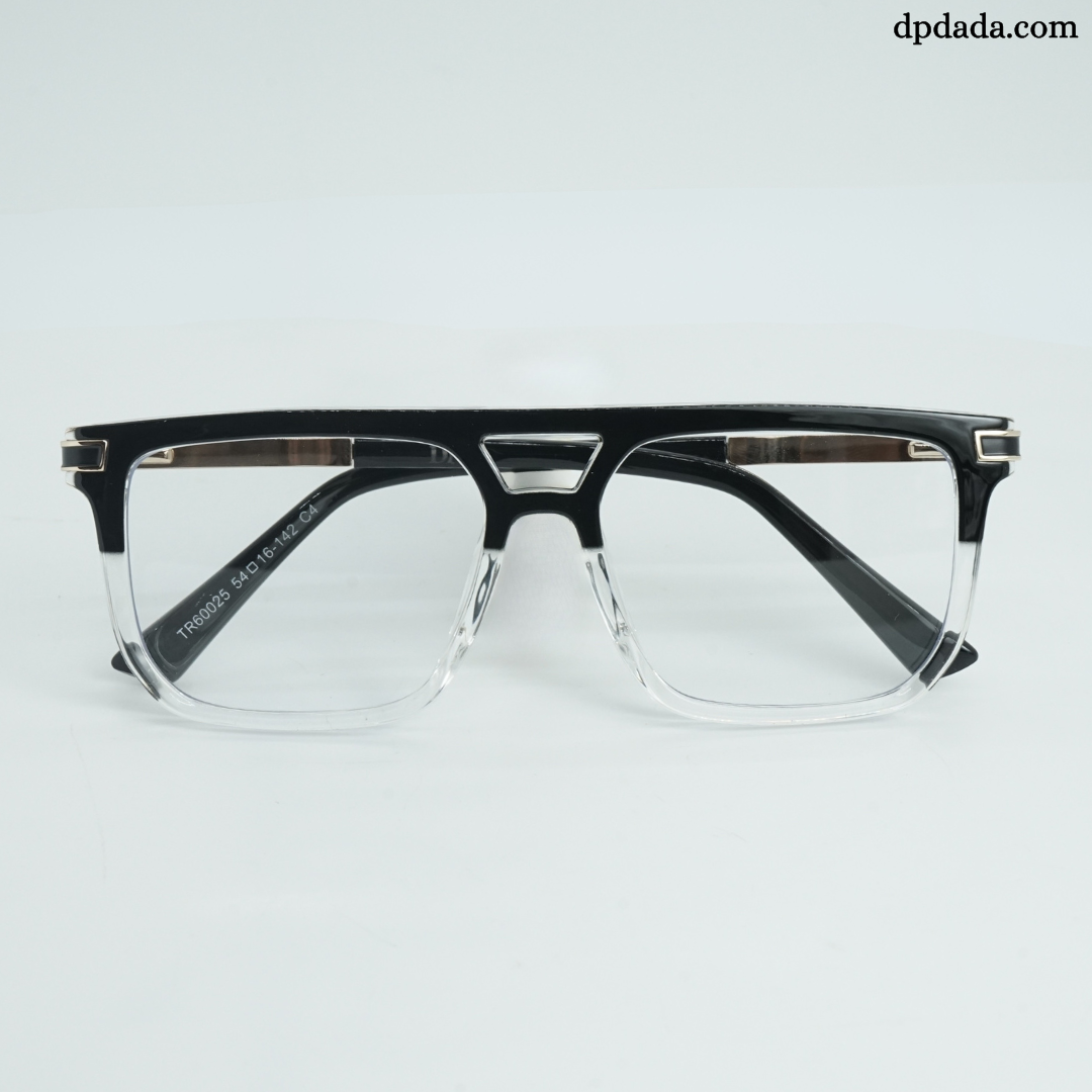 DP Dada Black &amp; Clear Gradient Eyeglasses – Model DP103