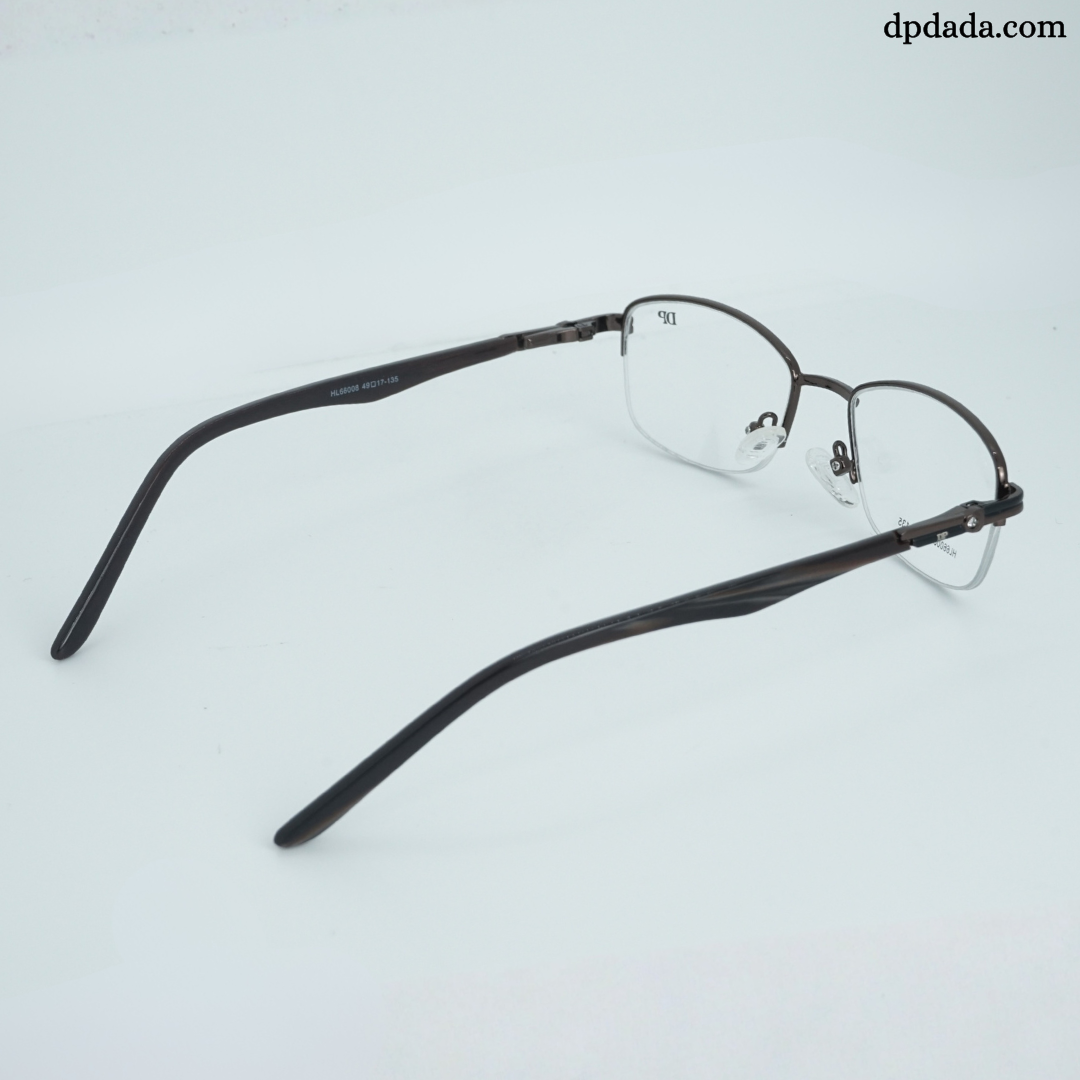 DP DADA.COM Supra Blue Block Glasses Brown HL66008