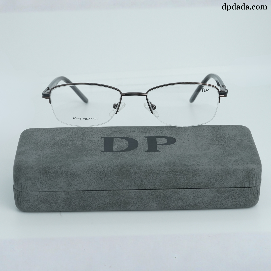 DP DADA.COM Supra Blue Block Glasses Brown HL66008
