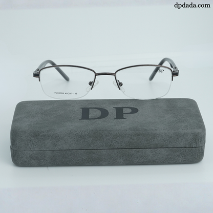 DP DADA.COM Supra Blue Block Glasses Brown HL66008
