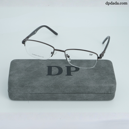 DP DADA.COM Supra Blue Block Glasses Brown HL66008