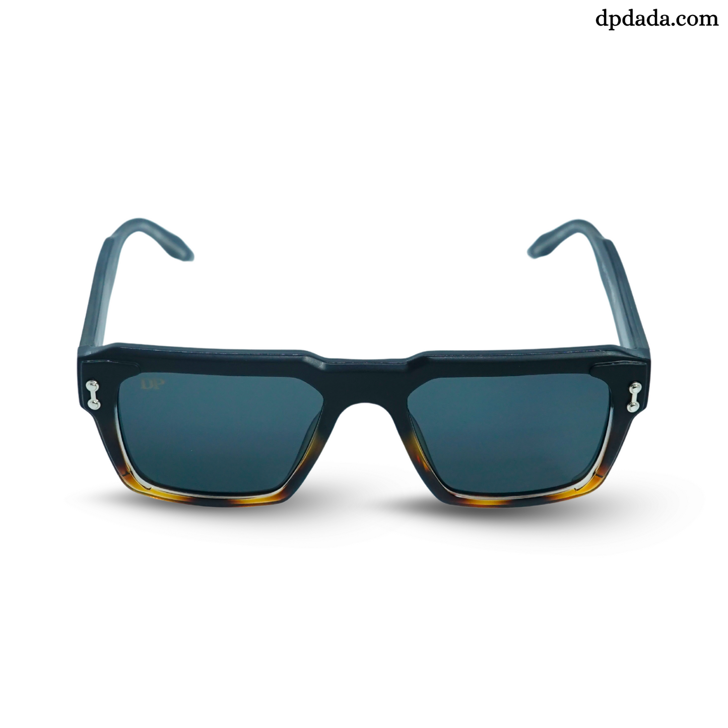 DP Retro Square Black & Tortoise Sunglasses. DPX14