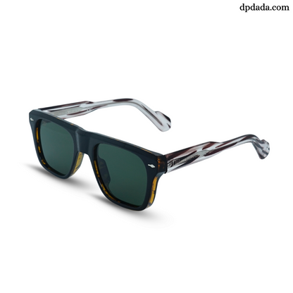 DP Dual-Tone Square Sunglasses DPX32