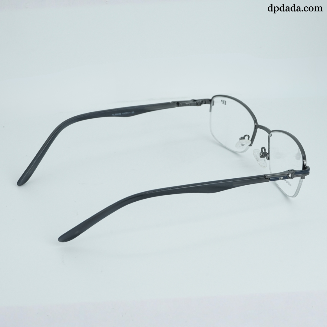 DP DADA.COM Supra Blue Block Glasses Gun Metal HL66008