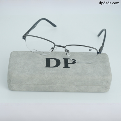 DP DADA.COM Supra Blue Block Glasses Gun Metal HL66008