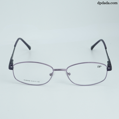 DP DADA.COM Full Metal Blue Block Glasses Pink HL660006
