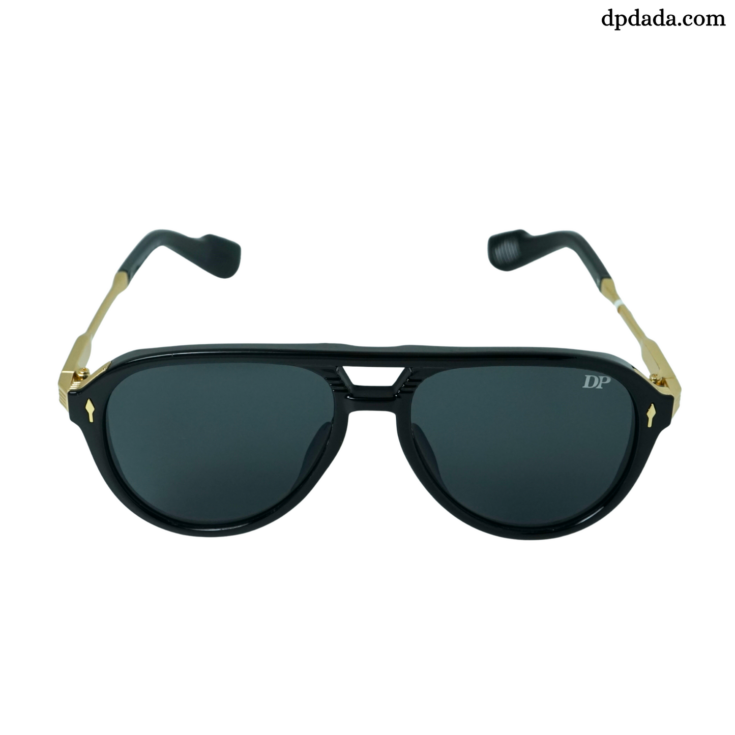 Aviator Black With gold Temple -DPA09