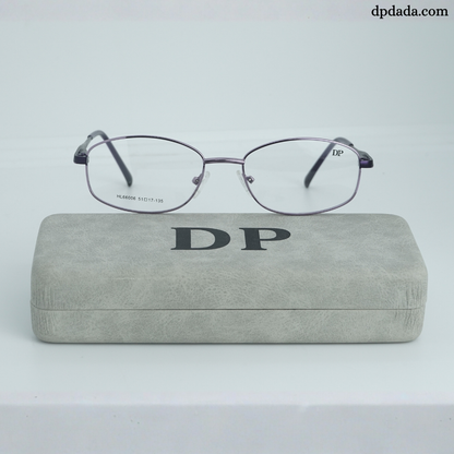 DP DADA.COM Full Metal Blue Block Glasses Pink HL660006
