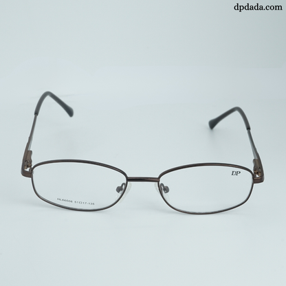 DP DADA.COM Full Metal Blue Block Glasses Brown  HL66006