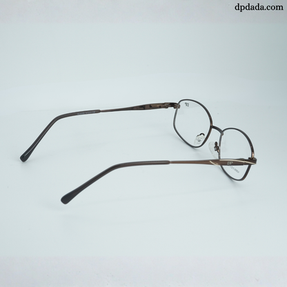 DP DADA.COM Full Metal Blue Block Glasses Brown  HL66006