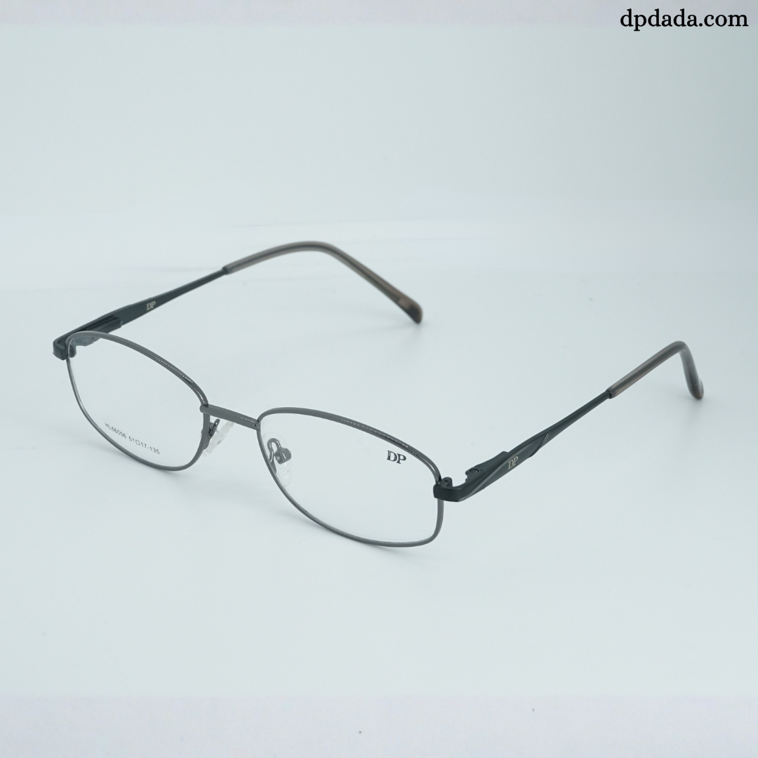 DP DADA.COM Full Metal Blue Block Glasses black HL66006