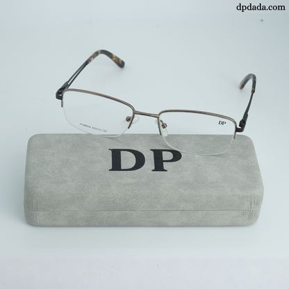 DP DADA.COM Supra Blue Block Glasses BROWN HL66004