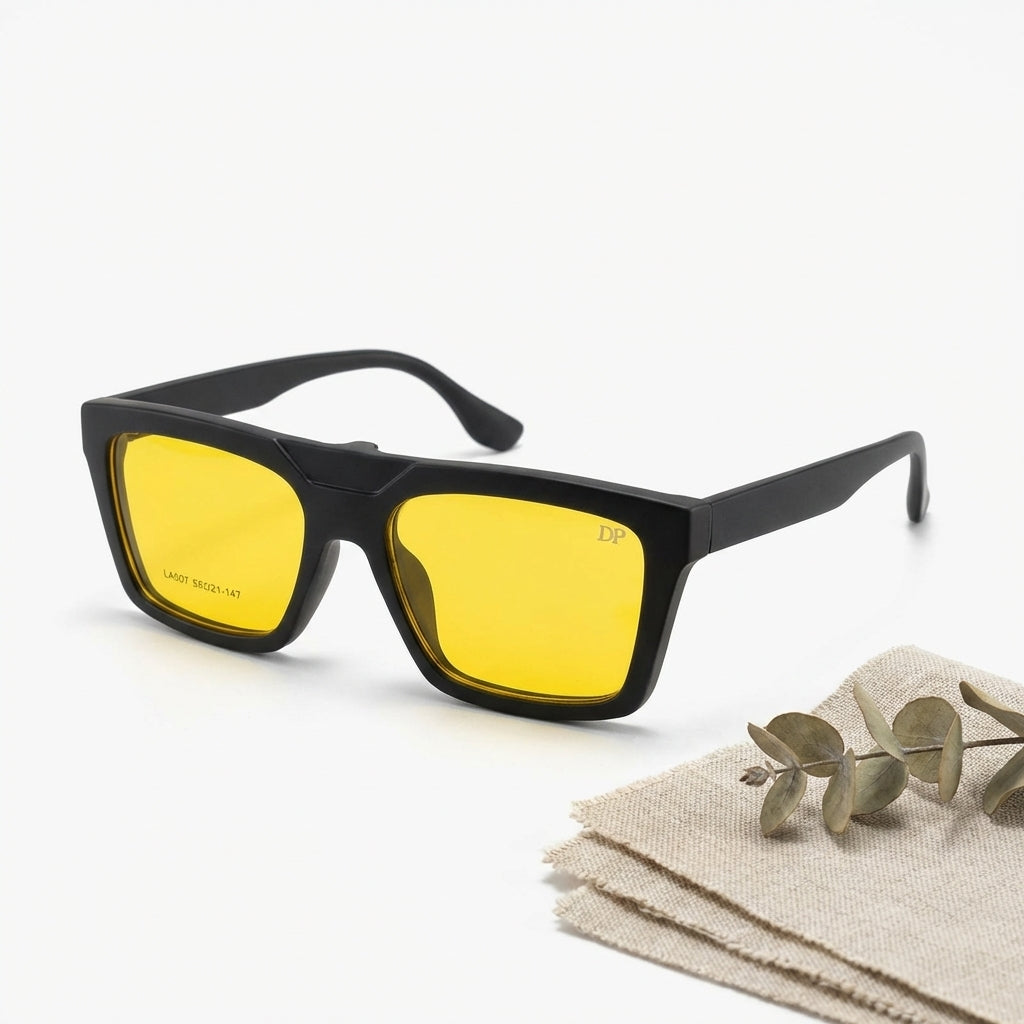 WideX 3-in-1 Clip-On Vision Eyeglasses Mat Black
