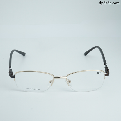 DP DADA.COM Supra Blue Block Glasses GOLD WITH BROWN HL66012