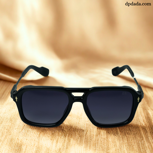 Bold Square Black with Gunmetal stick-DPB07