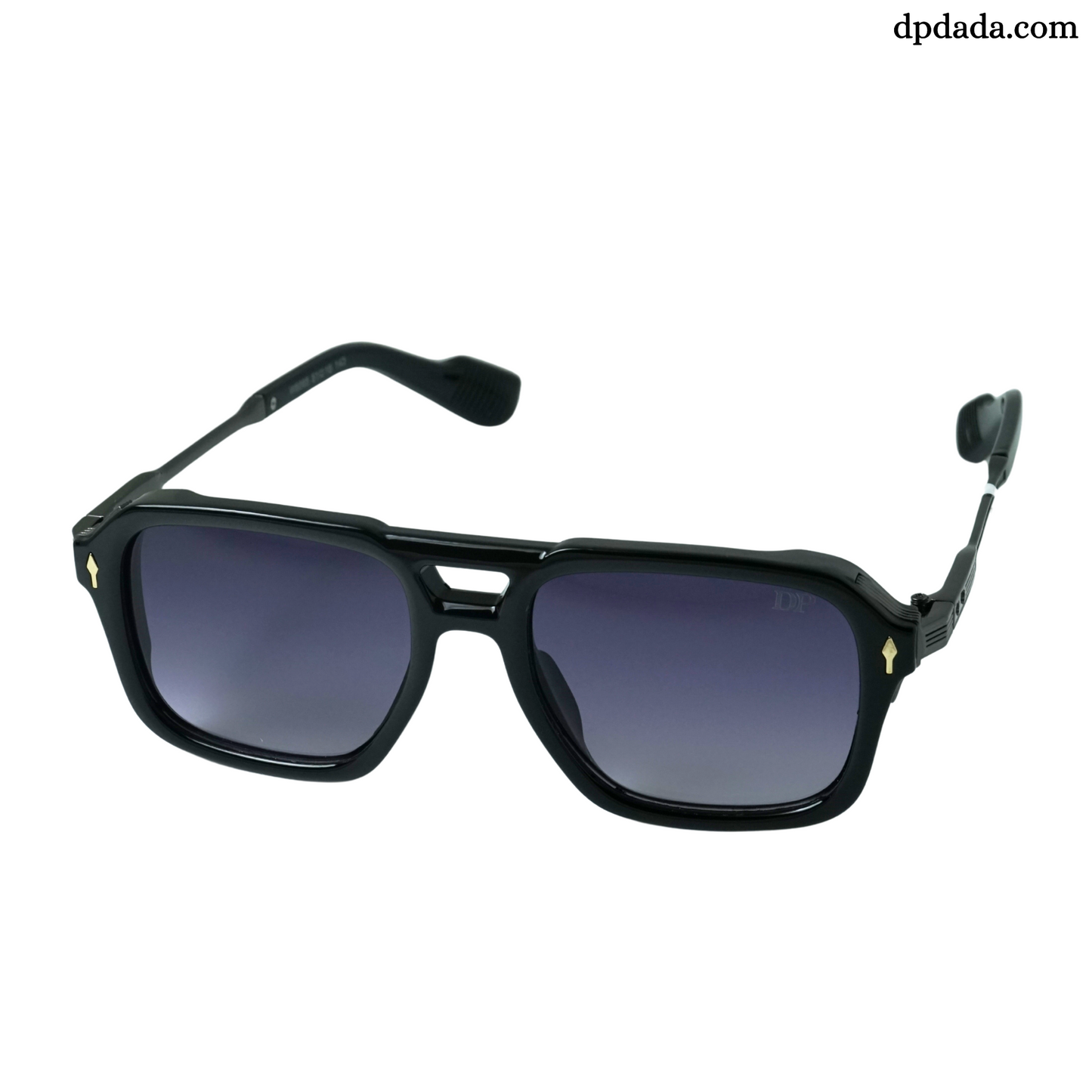Bold Square Black with Gunmetal stick-DPB07