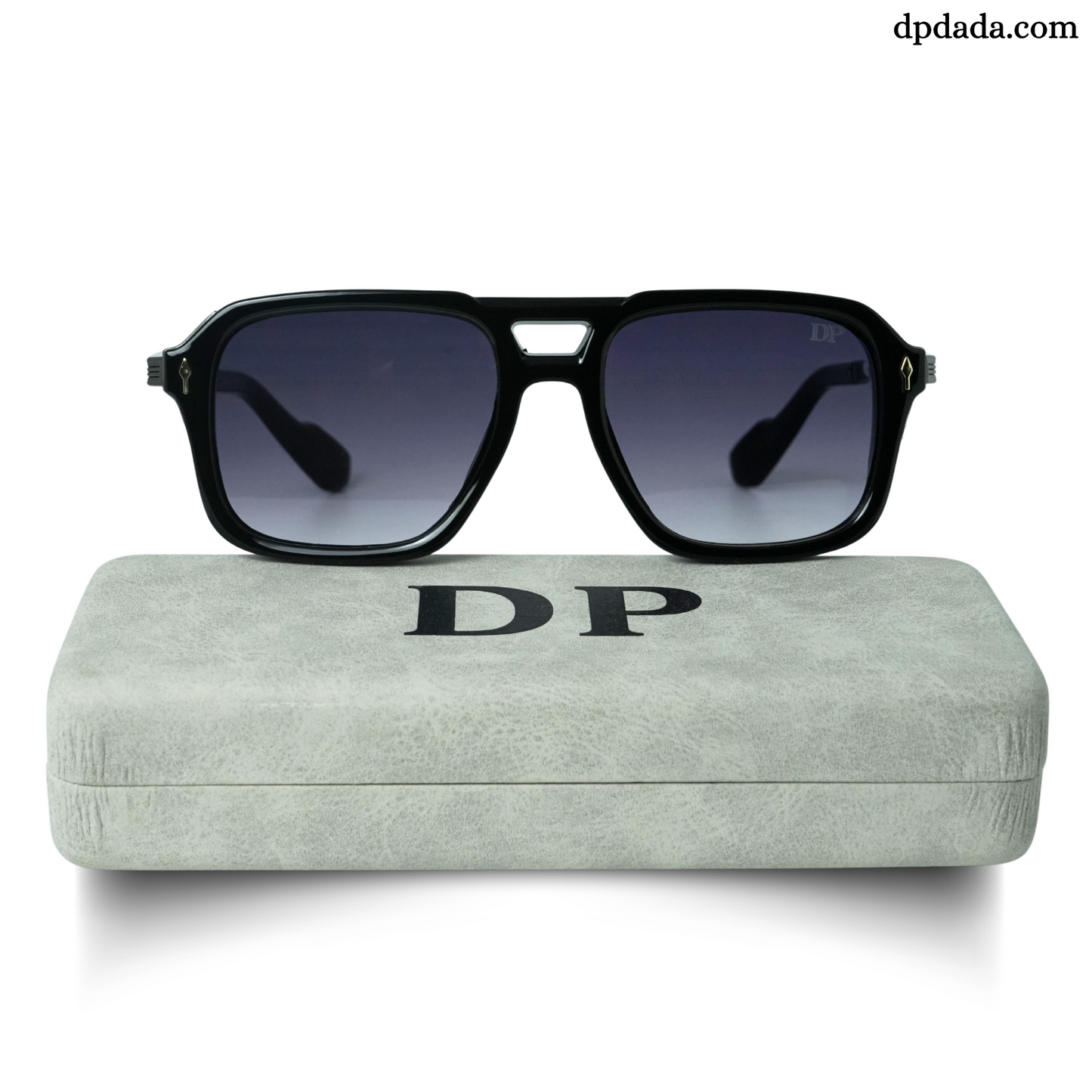 Bold Square Black with Gunmetal stick-DPB07