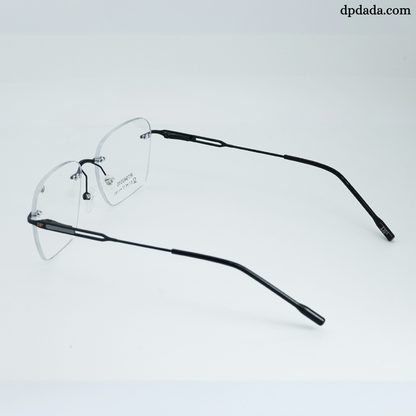 DP DADA.COM Rimless Spectacle Black RT9420102