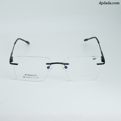 DP DADA.COM Rimless Spectacle Black RT9420101