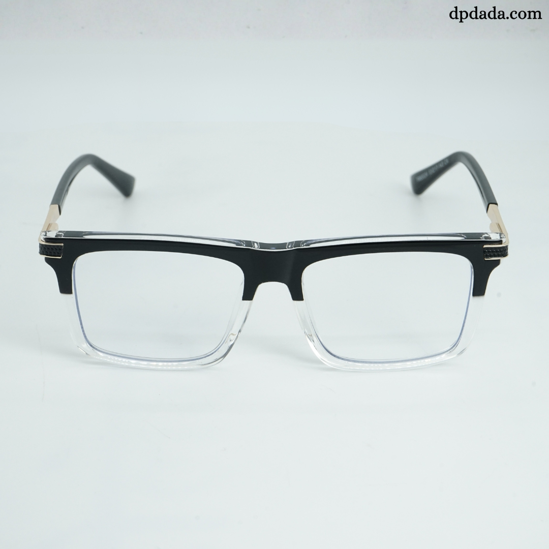 DP Dada Black &amp; Clear Gradient Eyeglasses – Model DP106