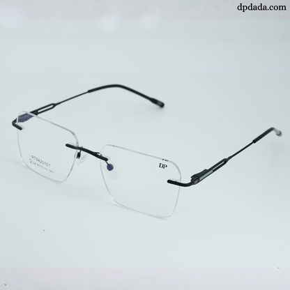 DP DADA.COM Rimless Spectacle Black RT9420101