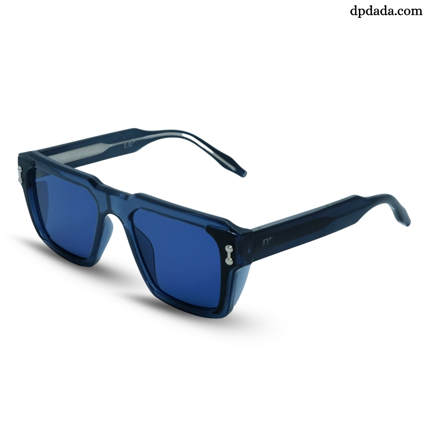 DP Retro Square  Blue Sunglasses. DPX18